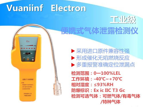 便攜式氣體檢漏儀 工業安全的關鍵儀表